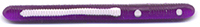 Dark Purple White Stripe Bluegill Anise Worm® profile