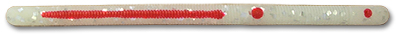 Glow in the dark/Red Stripe Anise Worm® profile
