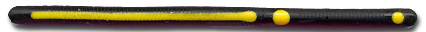 Black Yellow Stripe Anise Worm® profile