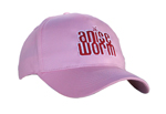 pink hat with anise worm logo
