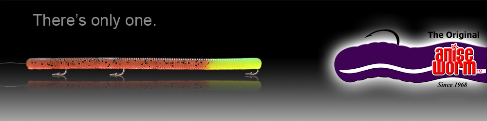 There is only one Original Anise Worm, a great pre-rigged anise scented worm for bass and other gamefish